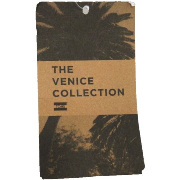 TOMS The Venice Collection gray & tan loafers slip on shoes Men's size 12 NEW - Picture 3 of 10